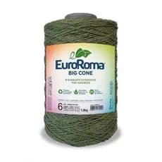 Barbante EuroRoma Número 6 Cor 805 Verde Militar 1,8 kg