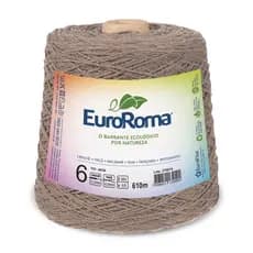 Barbante EuroRoma Número 6 Cor 1110 Bege 600g
