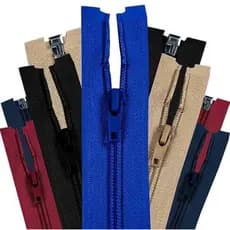 Kit 10 Unidades Zíper Destacável Para Jaqueta 80cm Sortido