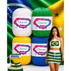 CORES DO BRASIL: Linha Círculo Charme 396 Metros