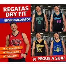 Regata Camiseta Masculino Basquete Treino