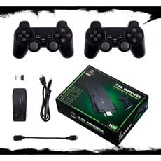 Console Vídeo Game Stick 2.4G Wireless C/2 Controle 10Mil jogos