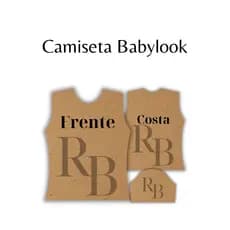 Molde de camiseta BabyLook, Modelagem de camiseta BabyLook em papel Kraft 90gr