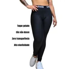 Calça Legging Academia Fitness Premium ZERO TRANSPARÊNCIA com Elástico