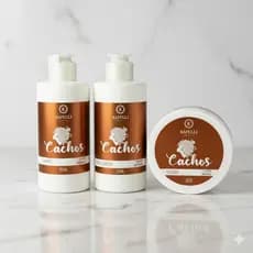 Kit Cachos Naturais Kapelli Cosméticos