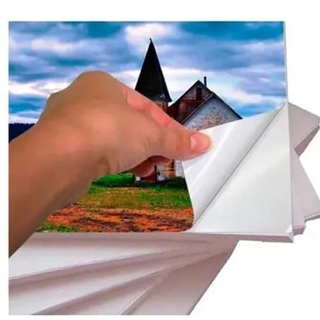 Papel fotográfico ADESIVO 115g COM 40 FOLHAS (115g) A4 MASTERPRINT
