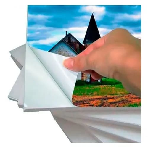 Papel Fotográfico Glossy ADESIVO 115g A4 MASTERPRINT