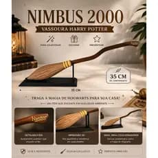 Vassoura Nimbus2000 Harry Potter