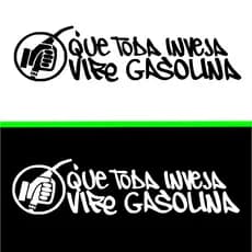 Adesivo Que Toda Inveja Vire Gasolina - Pequeno - Adesivos Carro Moto