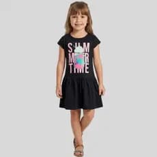 Vestido infantil Menina com babado