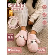 Pantufa Carneirinho Rose