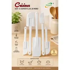KIT ESPATULAS PARA COZINHA EM PLASTICOS