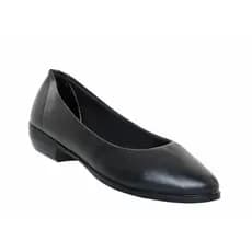 Sapato Social Sapatilha Feminino Preto Básico Confortável Antiderrapante Dia Dia Trabalho