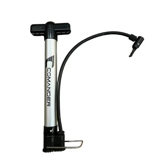 Bomba De Ar Para Bicicleta Comander Alumínio 30cm Para Encher Pneu De Bike