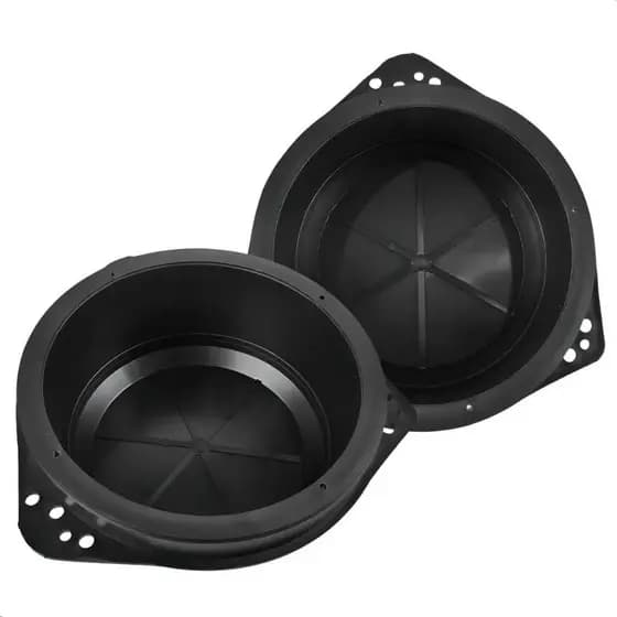 2 Aro Adaptador Closed Box Para Alto Falante Par 6 Polegadas