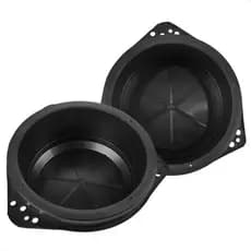 2 Aro Adaptador Closed Box Para Alto Falante Par 6 Polegadas