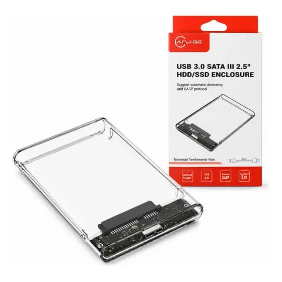 Case Gaveta Adaptador Hd Externo Ssd/hd Usb 3.0 Para Xbox One Pc Notebook 6gbps
