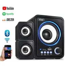 Caixa De Som Bluetooth 18w RMS Subwoofer Usb P2 Para Computador Pc Gamer Notebook Smart Tv Com Led L