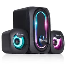 Caixa De Som Bluetooth Rgb Subwoofer Potente Para Smart Tv Celular Computador Usb Micro Sd P2 3,5mm