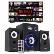 Home Theater Subwoofer 2.1Bluetooth Caixa De Som Soundbar Para PC Notebook Smart TV MP3 MP4