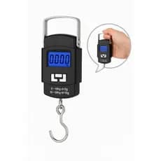 Balança De Mão Digital Com Tela Lcd Portátil Alta Precisão Para Bolsa Mala Peixe de Até 50kg