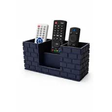 Organizador Suporte para Controle Remoto Estilo Tijolo Tituko | Porta Controle Decorativo | Organizador de Mesa e Sala