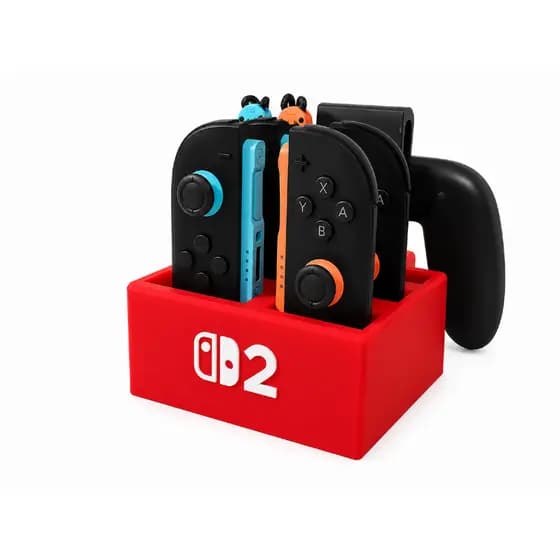 Organizador para Joy-Con Nintendo Switch 2 Suporte Porta Controles e Grip