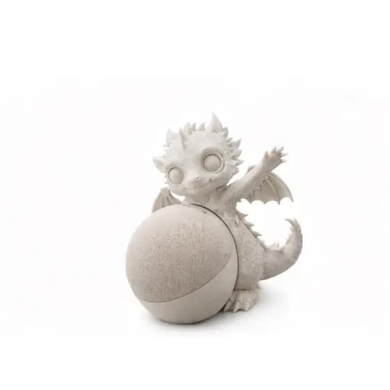 ￼EchoDraki Suporte para Alexa Echo Dot 4ª e 5ª Geração | Base Decorativa Dragão para Echo Dot