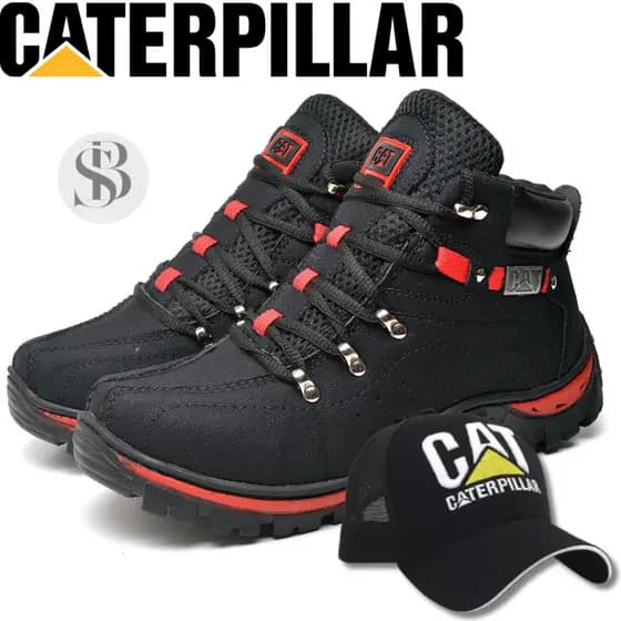 Coturno Adventure Masculino Bota Tenis Masculina + Boné Bordado