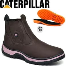 Bota Botina Femina Texana Calce Facil Rodeio + Palmilha em gel ortopedica