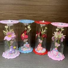 MINI Enfeite  para Decorar com luz picando PORTA PERFUME