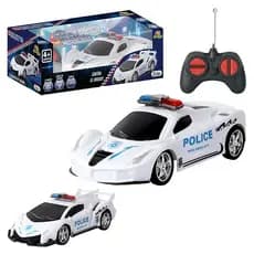 Carro Policia Controle Remoto Brinquedo Super Força Tática Carro Carrinho 7 Funções Grande