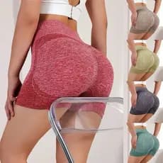 Short Bermuda Levanta Bumbum Empina sem Costura Cintura Alta Modeladora Academia Fitness Treino