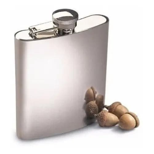 kit Cantil de Inox Porta Bebida de Bolso Premium - Super Resistente Alta Qualidade