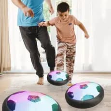 Bola De Futebol Flutuante Elétrica Disco Para Crianças LED Piscante Kid Outdoor Jogos Esportivos