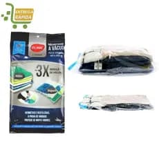 Saco Organizador A Vácuo Para Roupas e Mala 40X60 Viagem