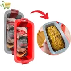 Forma De Bolo Inglês Pão De Silicone Cozinha Doce Assadeira