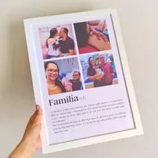 Quadro Personalizado Família com fotos