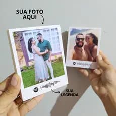 02 Quadros de Mesa Personalizado 9x12CM 100% MDF  - Quadro de mesa (enviar foto no chat após a compra)