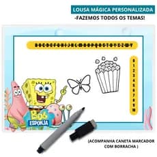 Lembrancinha Festa Infantil Lousa Mágica + Caneta Com Apagador  I Lembrancinha Aniversário Festa I Lousa Mágica Infantil