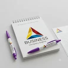 100 kits de Bloquinhos personalizados com canetas para empresa eventos corporativos I Brindes Corporativos I Sua Arte