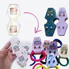 100 tag xuxinha rabico de cabelo Mimo para cliente Cliente I Brindes Corporativos Empresa I Kit Cliente Mimo