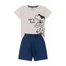 Conjunto Masculino Infantil Vamos Jogar