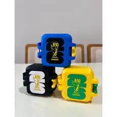 Caixinha Porta Figurinhas da Copa ⚽ Organizador de Cards Futebol | Estojo para Guardar Figurinhas