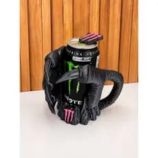 Suporte Porta Lata Monster Energy 473 Garra Monstro Criatura Unhas Abridor de lata