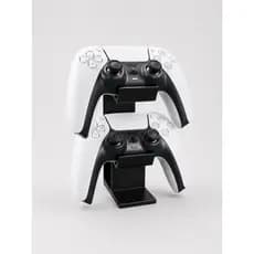 Suporte Vertical Duplo Para Controle Ps5 Preto