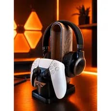 Suporte Controle E Headset para 1 Controle The Last Of Us Xbox, Playstation 5, Switch PRO
