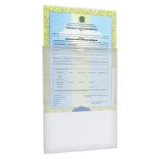 Pasta U Ofício em PVC Cristal Dac  Kit com 4UN   / Papelaria / Material Escolar