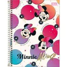 Caderno Universitário Minnie Mouse 10 Matérias Tilibra  / Caderno Minnie / Caderno Escolar / Papelaria / Materia Escolar