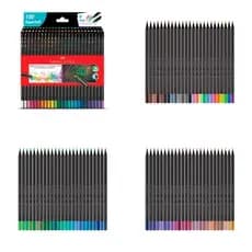 Lápis de Cor Redondo EcoLápis SuperSoft 12 24 50 ou 100 Cores Vivas Faber-Castell / Papelaria / Material Escolar